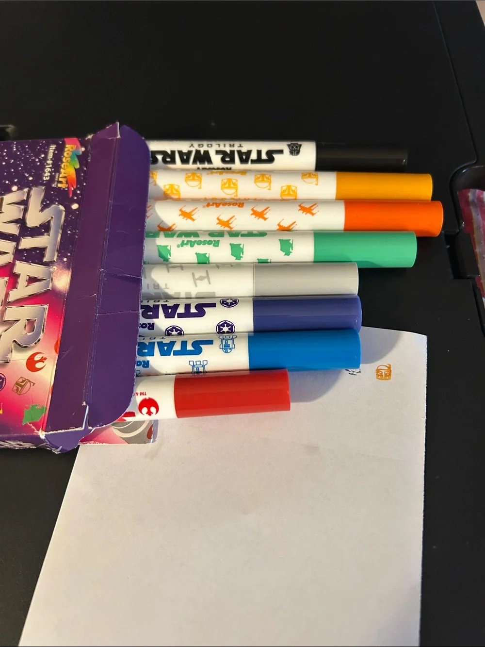 Star Wars Super Stampers Washable Markers - a complete set!